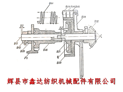 织布机送经装置（1511型内送经机构）安装说明