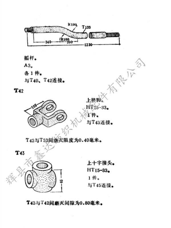 1511织机零件图册