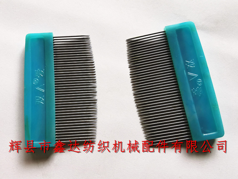 Comb with woven plastic handle