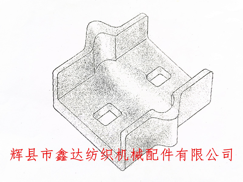 F4纺织配件手绘图纸