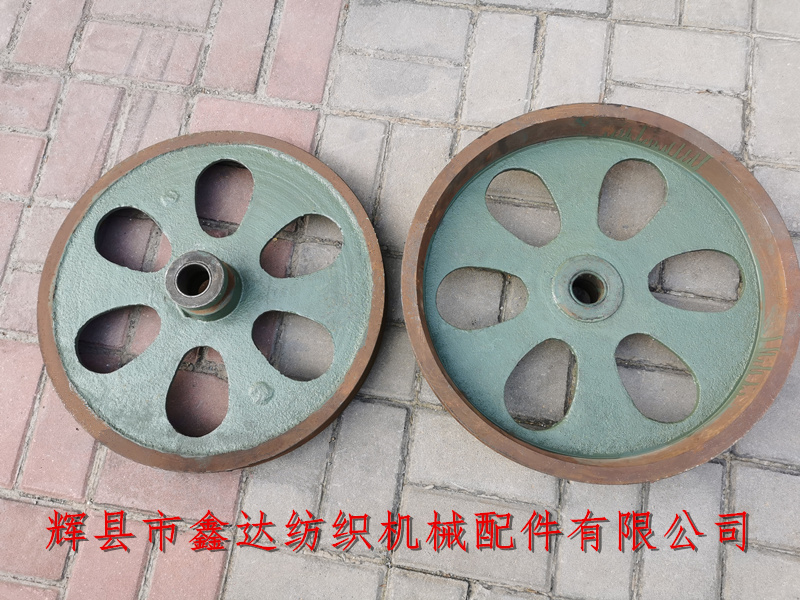 Weaving machine belt pulley processing_F00-4 V-belt pulley wholesale_Textile accessories cast iron parts