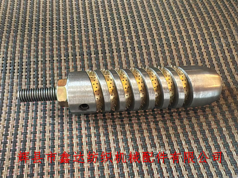 7-ring copper temple roller textile equipment accessories Edge support piercing shaft 7-ring copper temple roller