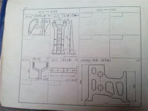 1515K织布机4100部分零件图册